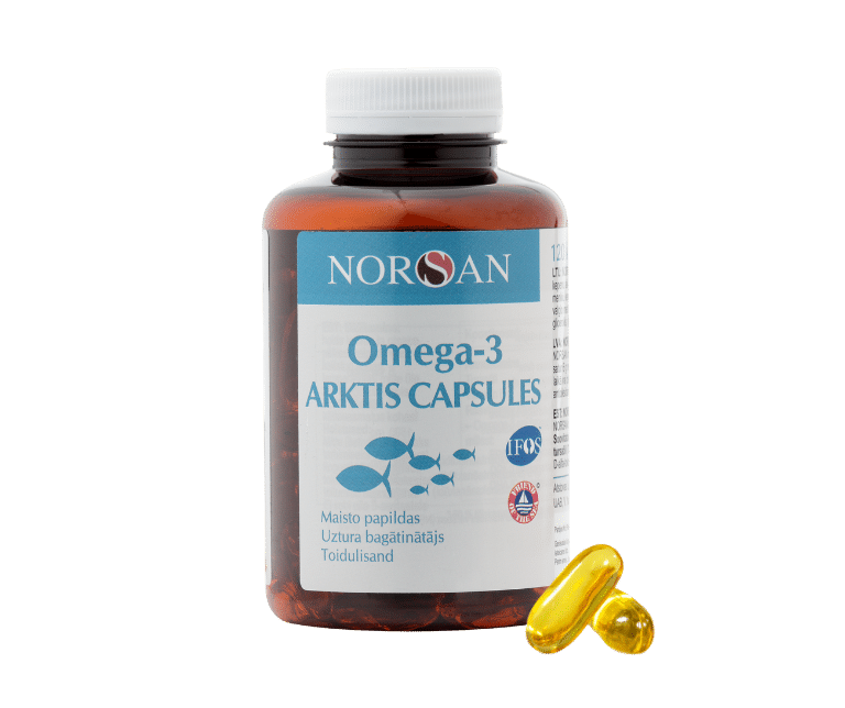 Omega-3 Arktis kapsulas