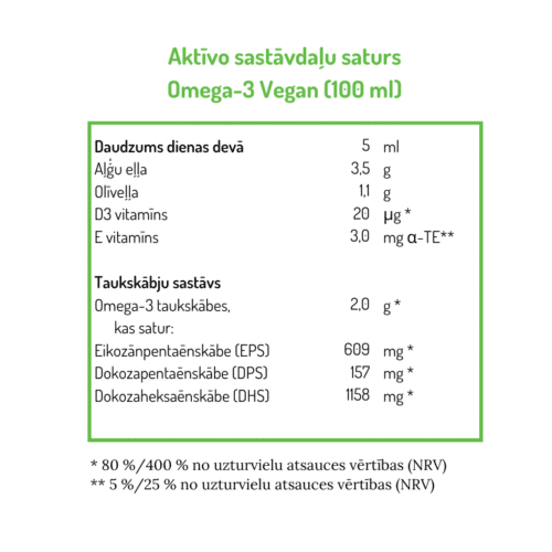 Omega-3 Vegan eļļa - Image 4