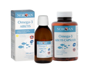 Omega-3 Arktis eļļa + kapsulas