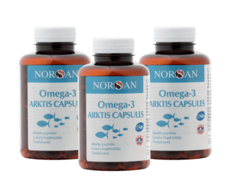 Omega-3 Arktis kapsulas Set